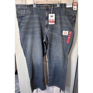 NWT Lee Modern Series 56X32 Relaxed Fit Straight Leg Custom Fit Waist Mens Jeans